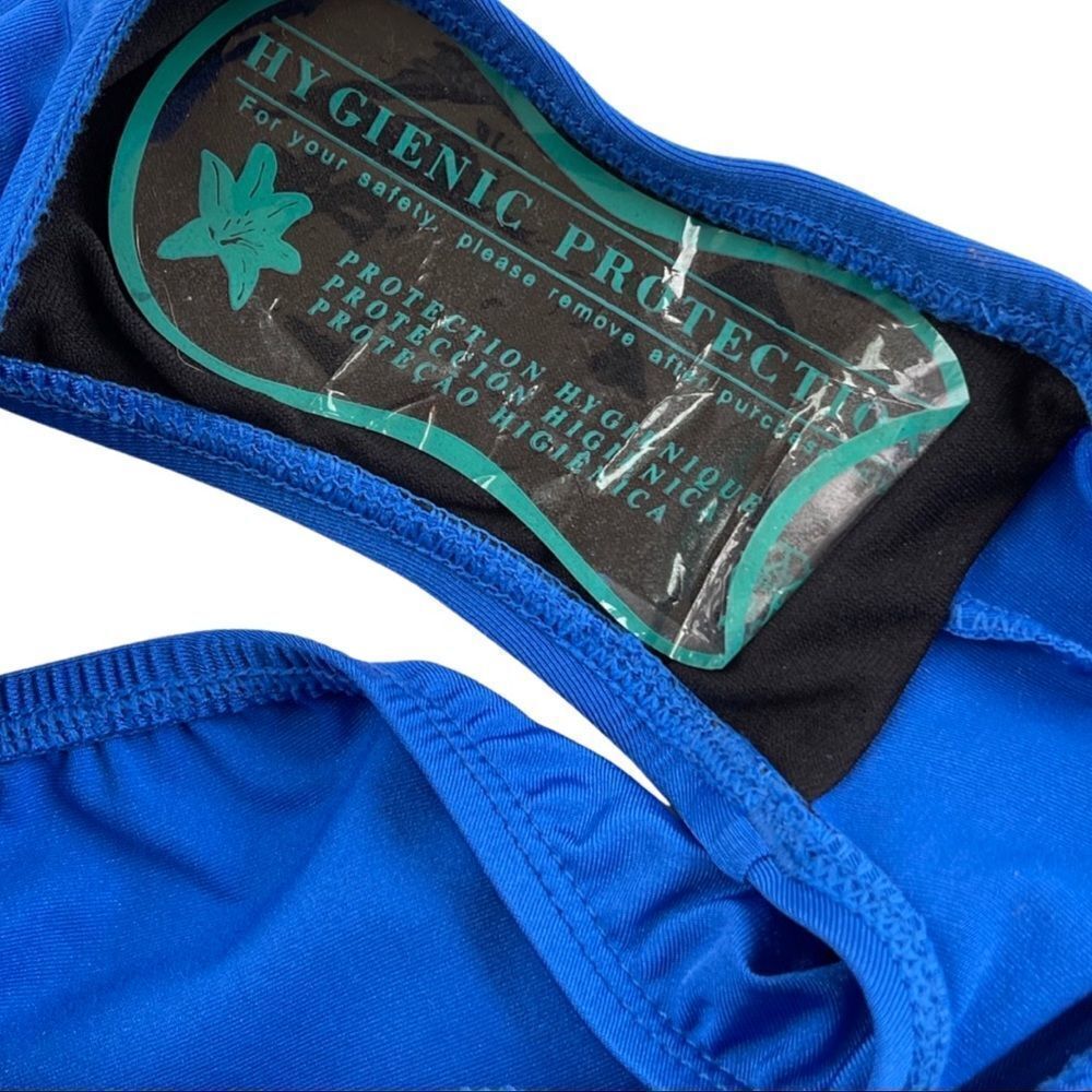 “Dolphin Ocean” Racing Solid Performance Back One Piece Swimsuit • NWT - Picture 13 of 14
